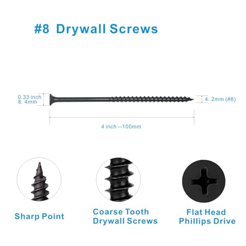 Kuprowin ZGWS0809 #8 X 4 Drywall Screws thumb #1