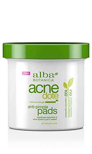 Alba Botanica Acnedote Anti-Pimple Pads, 60 Count
