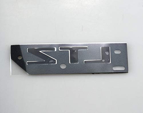 Image of Aimoll 2Pcs Big Size Tailgate LTZ Letter Logo Emblem Badge Nameplates Decal Replacement for Chevy 2019-2021 Silverado 1500 Z71 4x4 (Chrome)