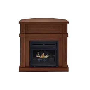 36" Vent-Free Dual Fuel Gas Fireplace - Harvest Oak 36 Vent Free Dual Fuel Gas Fireplace Harvest Oak