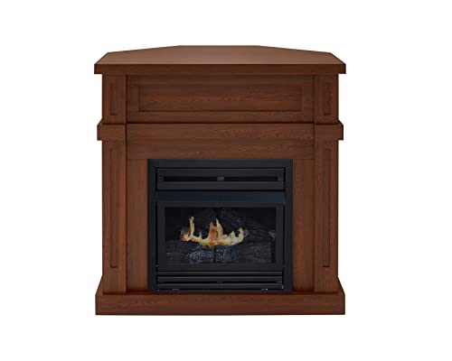 36-Vent-Free-Dual-Fuel-Gas-Fireplace-Harvest-Oak 36 Vent Free Dual Fuel Gas Fireplace Harvest Oak