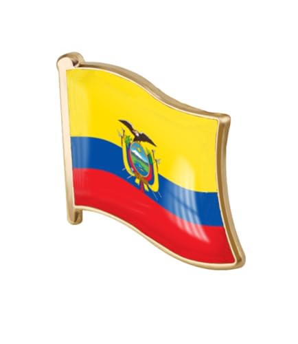 Image of vmcoatdu 1inch Country Flag Pin Badge International Travel Brooch Metal Alloy Souvenir Pin