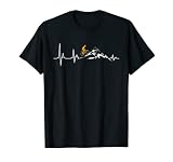 Mountainbike Herzschlag Herz EKG MTB Fahrrad Herzfrequenz T-Shirt