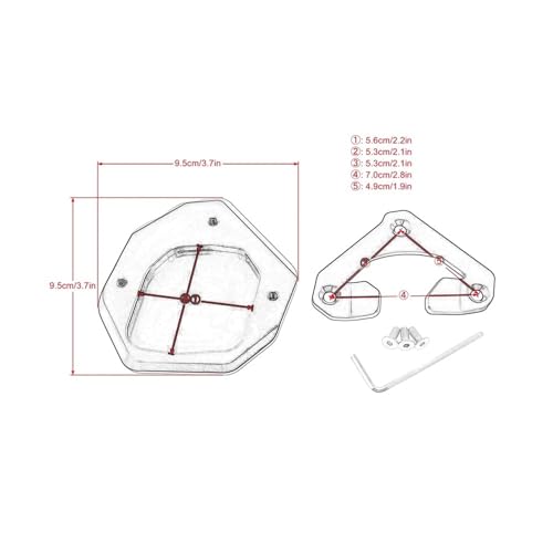 Support béquille moto large et stable pour Yamaha Tenere 700