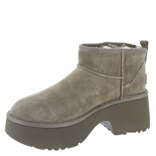 UGG Women's Classic Ultra Mini New Heights Boot, Hickory, 11 - image 4