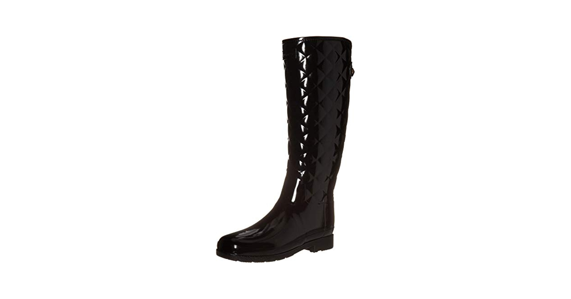◇HUNTER◇ WOMEN Original Bag Adjustable Gloss Tall Rain Boo Amazon.com | Hunter Refined Gloss Quilt Tall Rain Boots