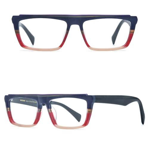 Lunettes optiques acétate mat MUTYNE monture carrée contre fatigue visuelle