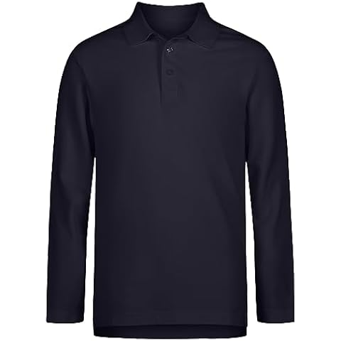IZOD Boys' Adaptive Long Sleeve Polo Cover