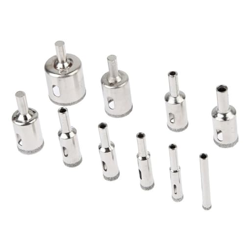 Set de 10 brocas para vidrio de 6 a 30 mm miniatura 3