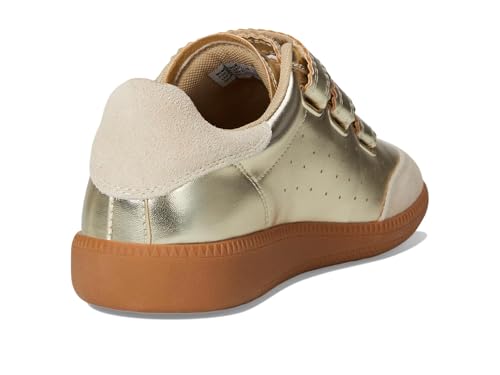 Steve Madden Steve Madden Women's Momentum Sneaker, Gold, 6