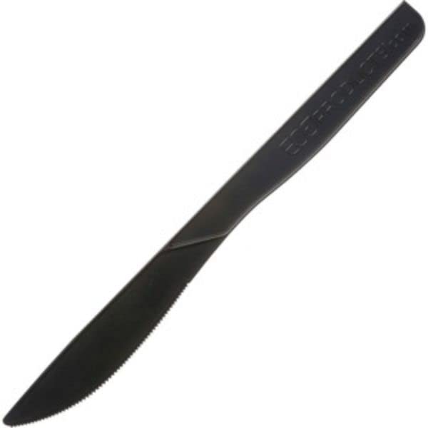 212 Main 100 Percent Recycled Polystyrene Knives, Black - Pack of 20