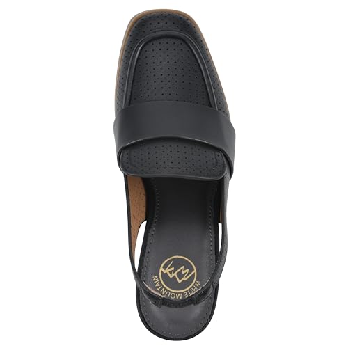 Image of WHITE MOUNTAIN Women's Vocality Loafer Style Block Heel