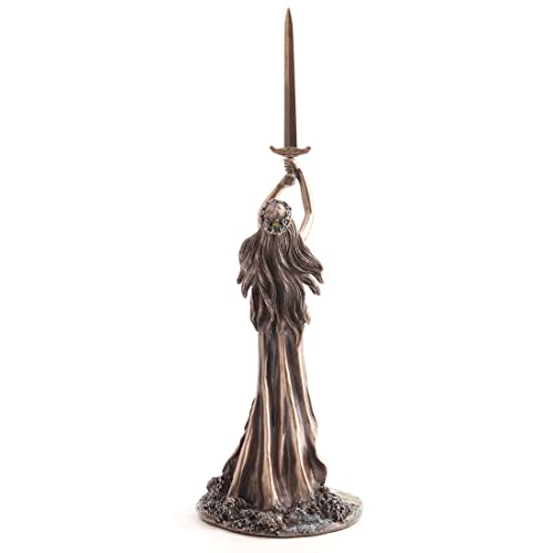 Estatua Lady of The Lake con espada Excalibur 33.7 cm miniatura 6