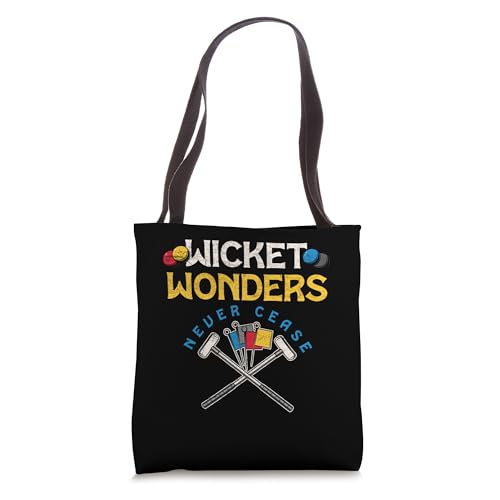 Wicket Wonders Never Cease | Croquet Mallet Player Tote Bag