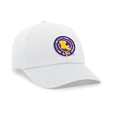Pacific Headwear Unisex-Erwachsene LSU Hybrid Cotton Dad Cap Verschluss, Haupt, Einheitsgröße