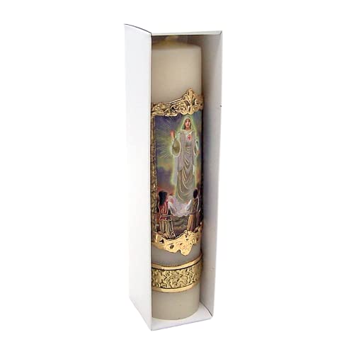 Decorative Our Lady Of Fatima Candle, Devotional Spiritual Candle, Perfect For Sanctuaries Or Churches, 8 Inches #TOP2