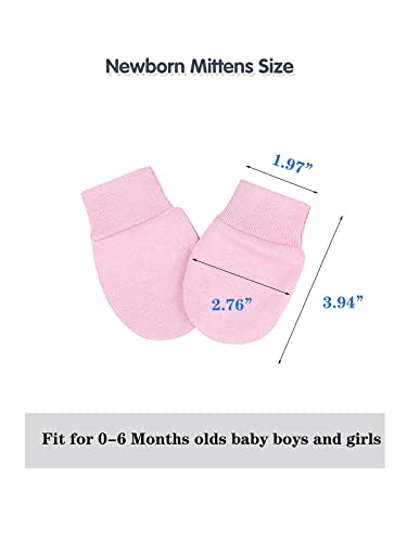 Zando Baby Hats And Mittens Unisex Infant Beanie Caps Newborn Hospital Hat With Scratch Mitten Set For Baby Boys Grils White One Size #TOP4