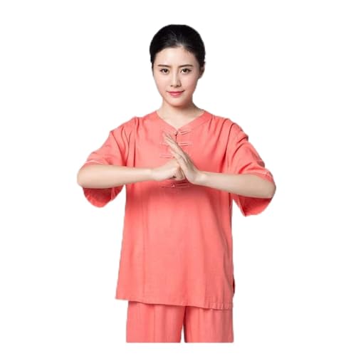 Ensemble d'uniforme de Tai Chi RWRAPS haut de gamme orange - 2