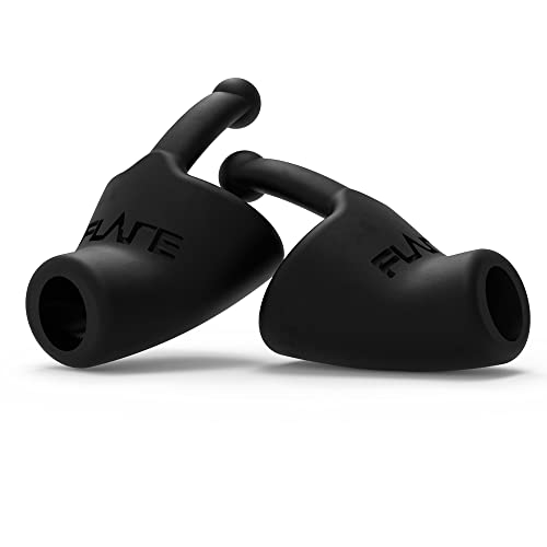 Flare Calmer Night Sleeping Ear Plugs Alternative Reduce Annoying Noises Without Blocking Sound Extra Soft Reusable Silicone Black