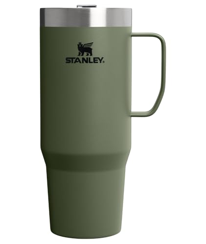 STANLEY The Everyday Suburban Mug | 30 oz | Drink Through Lid | Cup for Coffee, Tea and Drinks | Insulated Stainless Steel Coffee Mug | BPA-Free | Dried Pine