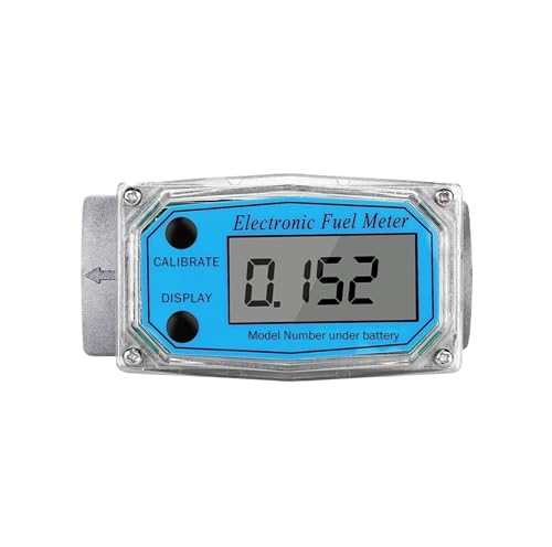 Flow Sensor Meter Digital Pipeline Water Flow Digital Flow Meter Flowmeter Gauge Digit Meter Flow Indicator Sensor Counter Blue