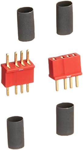 1242 Micro 4R Connector, Red