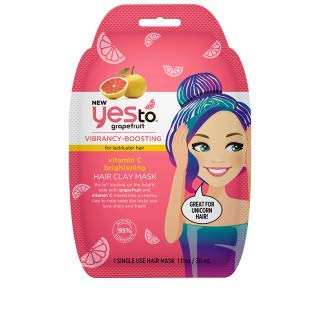 YES TO Grapefruit Bright Clay Hair Mask SGU, 30 millilitre