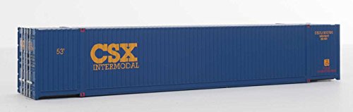Walthers SceneMaster 8528 53' Singamas Corrugated-Side Container - CSX Intermodal (Blue, Yellow)