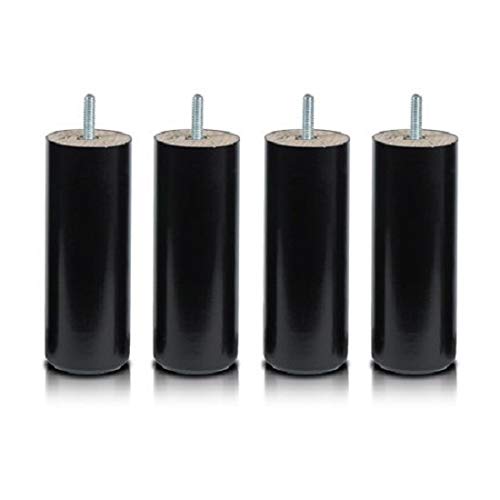 Piedi di letto, 20 cm nero