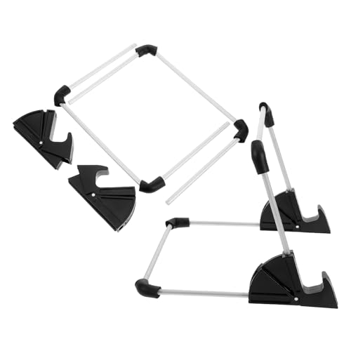 ULTECHNOVO Soportes para Mesa de Copia A4 Plegables y Ajustables, 2 Unidades, Compatibles Tabletas de Luz LED para Dibujo y Calco, Base Estable en Color Negro, Ideales para Arte, Estudio