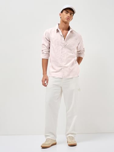 Image of Urbano Fashion Men's Cotton Full Sleeve Regular Fit Casual Striped Shirt
