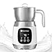 Maestri House Milk Frother with Variable Temperature and Foam Strength, 12-in-1 600ml Electric Milk Frother, Smart Touch Control, for Latte Cappuccino, Hot Chocolate