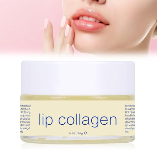 Hydrating Lip Balm,Maschera Idratante per Labbra, Lip Sleeping Mask, Cura Nutriente Delle Labbra per Schiarire Le Rughe Delle Labbra, Burrocacao Labbra, per Labbra Screpolate e Secche,20g
