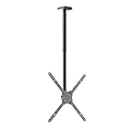 Meliconi Slimstyle 400CE Supporto da Soffitto Estensibile per TV da 14"-65" e Proiettori, Nero