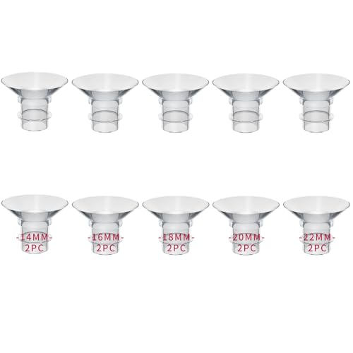 Kit de ajuste de flanges 10 piezas compatible con extractor de leche miniatura 1