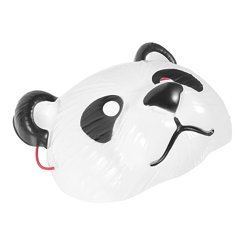 Ciieeo Máscara De Animal Blanca Para Adultos Disfraz De Oso Panda Divertido Detalles Para Halloween y Fiestas