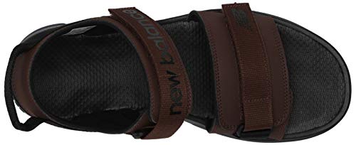 New Balance Unisex-Adult 250 V1 Adjustable Sandal, Brown Adrift/Black, Men 10 Xw / Women 11.5 Xxw #TOP30