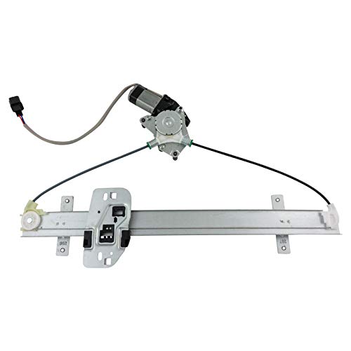 Image of TRQ Front Passenger Side Power Window Motor and Regulator Assembly Power Compatible with 2006-2014 Honda Ridgeline