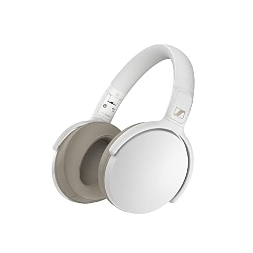 Sennheiser 508385 Trådlösa Vikbara Hörlurar, En Storlek, Vitt