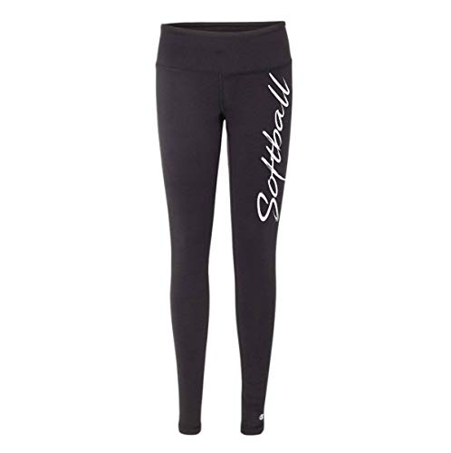 Softball Black Legging - The Perfect Everyday Classic Tights For Athletic Girls And Women #TOP1