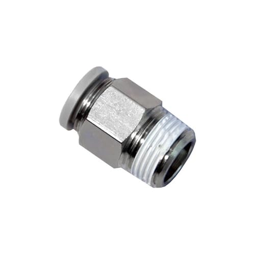 Raccord de tuyau fileté mâle 3/8" pour tube 8 mm PC803 idéal pour rénover votre réseau d'air comprimé - 2