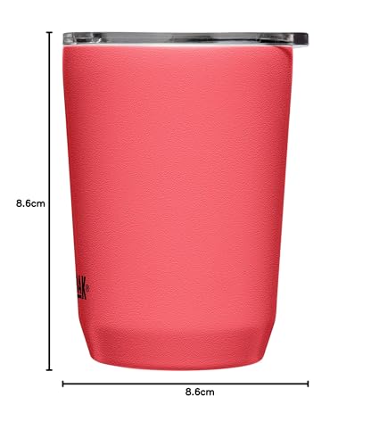 Image of CamelBak Horizon 12 oz Tumbler - Insulated Stainless Steel - Tri-Mode Lid - Wild Strawberry