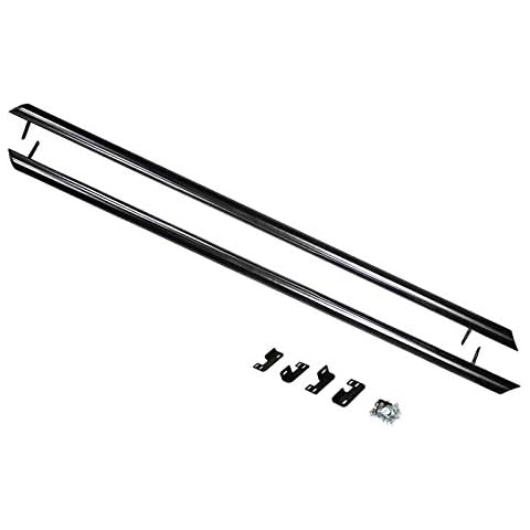 Black Side Step Rail Guard Protection Bar Running Board For SWB 01-18 Vivaro Trafic Primastar 16+ Talento NV300 Cover