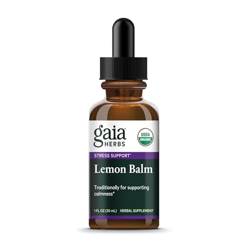 Organic Lemon Balm, 1 fl oz (30 ml), Gaia Herbs