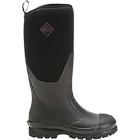 Muck Boots Women's Chore Classic Tall Pull On Waterproof Wellington Boot, Black, 5