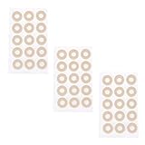HEALLILY 45Pcs Callus Pads Callus Cushions Toe Pads Corn Cushions Self Adhesive Callus Cushions Round Shaped Cushion Soft Corn Pads Waterproof Toe and Foot Protectors Reduce Foot and Heel Pain
