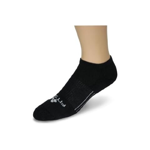 Fitsok CF2 Cushion Low Cut Sock, 3-Pack (Black, Large) Cover