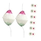 ibasenice 20 Piezas Mantos de Linterna Doble Cabeza Accesorios Resistentes para Lámparas de Gas y Queroseno Cubiertas de Malla para Camping y Actividades al Aire
