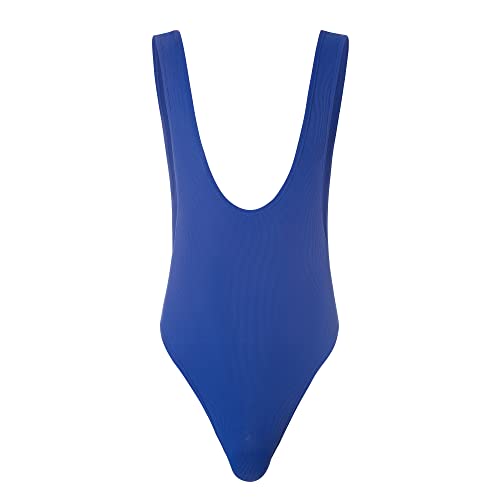 YUFEIDA Men's Athletic Supporters Bodywear One Piece Active Base Layers Muscle Fit Jumpsuit Deep U Neck Singlets Bodysuit