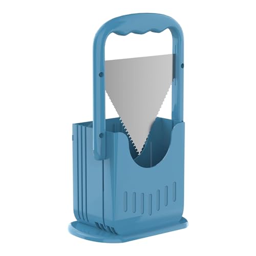 Innovative Bread Slicer Feature Stick Proof Surfaces Serrated Edges Protective Guards Stable Base for Perfect Uniform Slices Saf